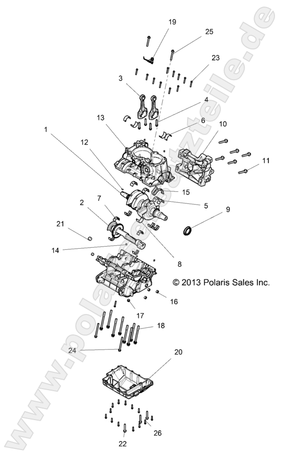 ENGINE, CRANKCASE AND CRANKSHAFT ENGINE, CRANKCASE AND CRANKSHAFT