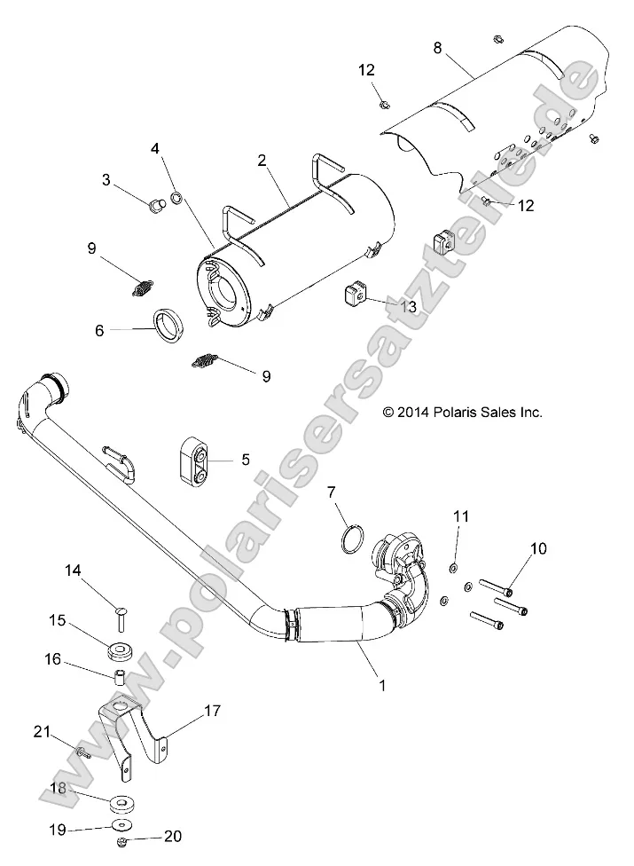 Engine, Exhaust System