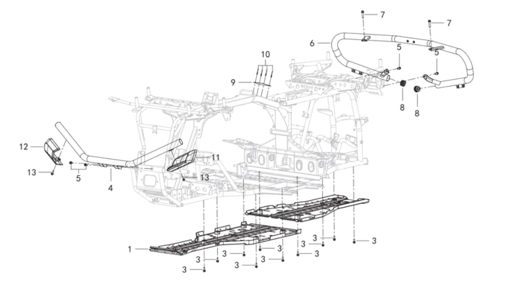 Stossstange, Aufbauten