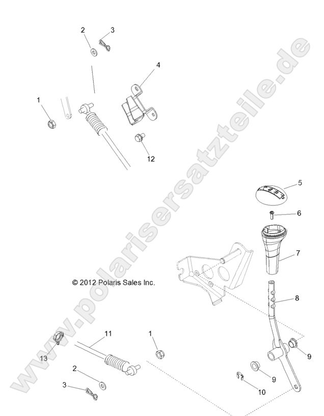 DRIVE TRAIN, GEAR SELECTOR DRIVE TRAIN, GEAR SELECTOR