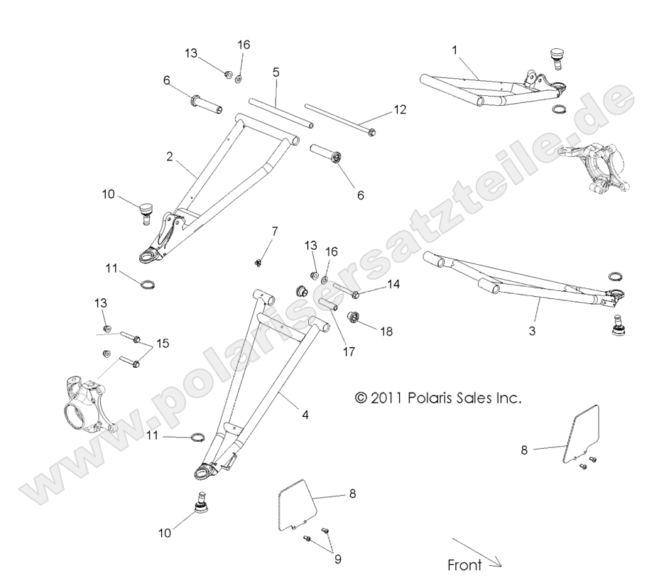 SUSPENSION, FRONT CONTROL ARMS SUSPENSION, FRONT CONTROL ARMS