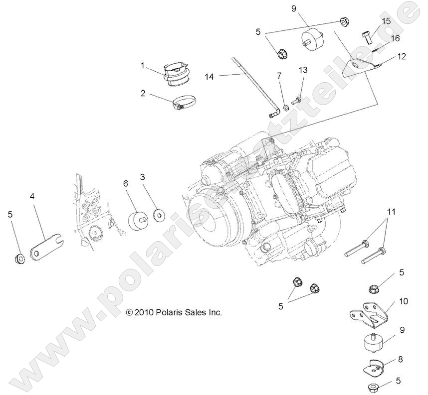 ENGINE, MOUNTING