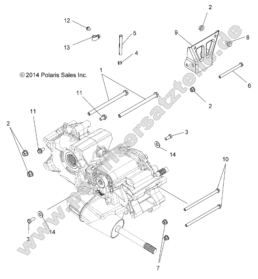Drive Train, Main Gearcase Mounting