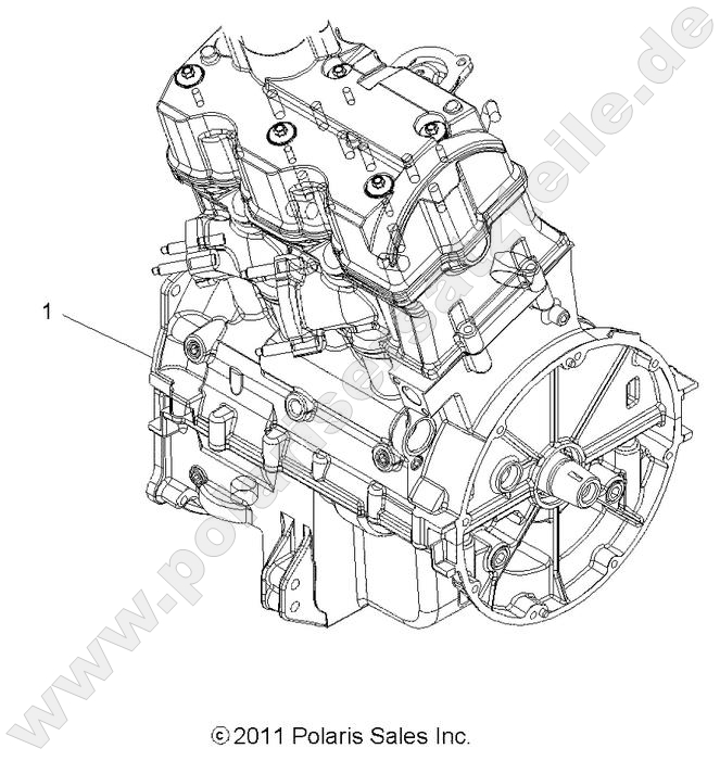 ENGINE, SHORT BLOCK