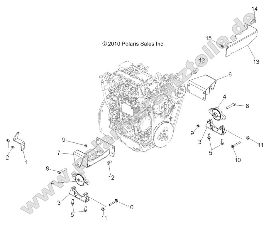 Engine, Mounting