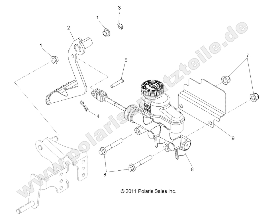 BRAKES, PEDAL and MASTER CYLINDER BRAKES, PEDAL and MASTER CYLINDER