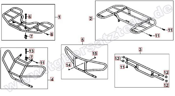 Gepäckträger vo. und hi. Gepäckträger vo. und hi.