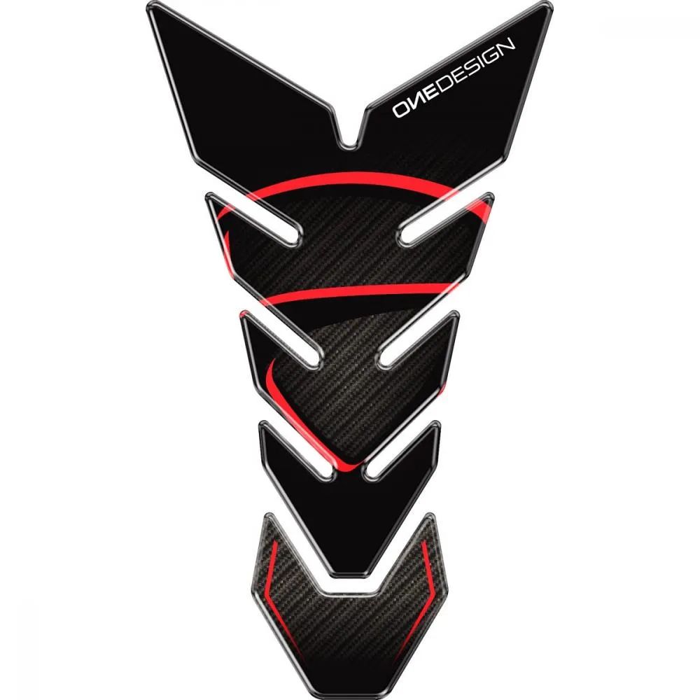 OneDesign_Tankpad_Black_Edition_rot_Design___Universal_CGBE18P OneDesign Tankpad Black Edition "schwarz-rot" Design - Universal