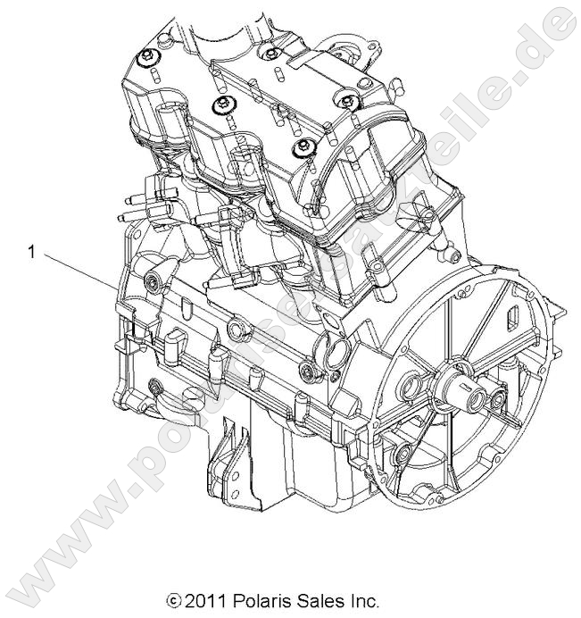 ENGINE, SHORT BLOCK