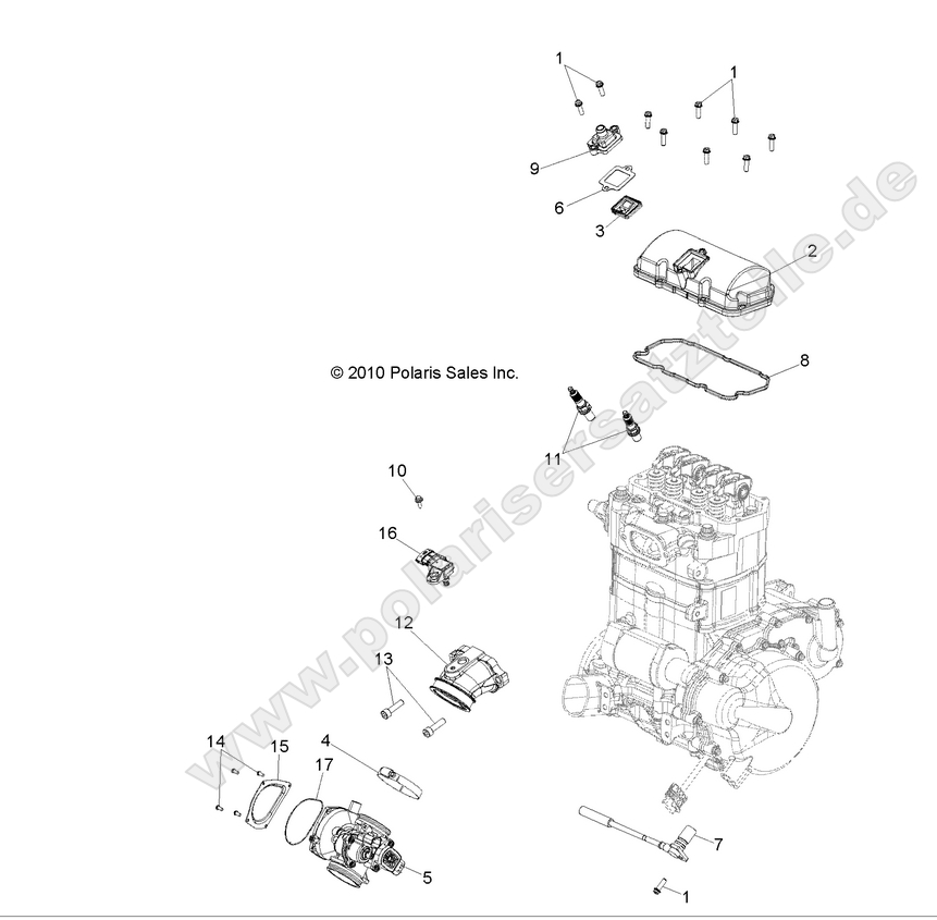 ENGINE, THROTTLE BODY and VALVE COVER ENGINE, THROTTLE BODY and VALVE COVER