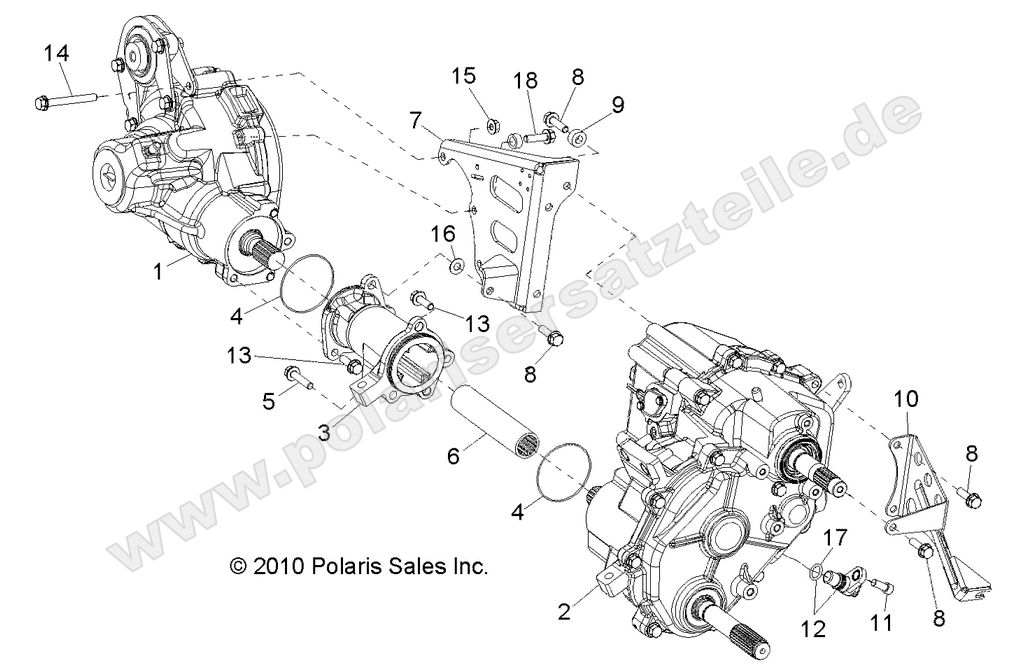 DRIVE TRAIN, GEARCASE, CARRIER MOUNTING DRIVE TRAIN, GEARCASE, CARRIER MOUNTING