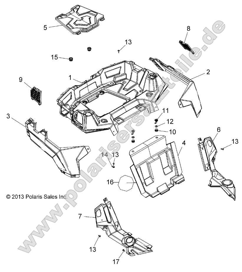 Body, Rear Rack and Fenders