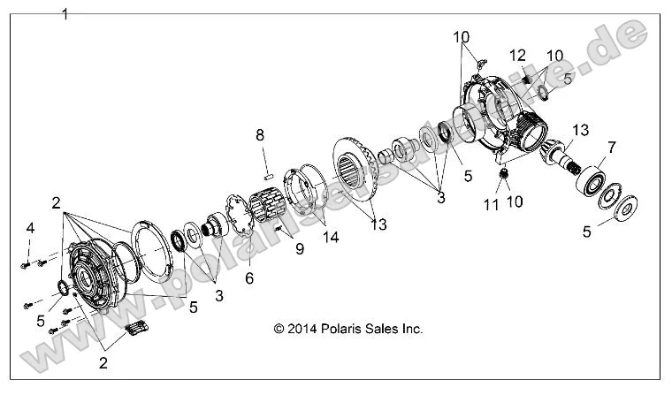 Drive Train, Front Gearcase