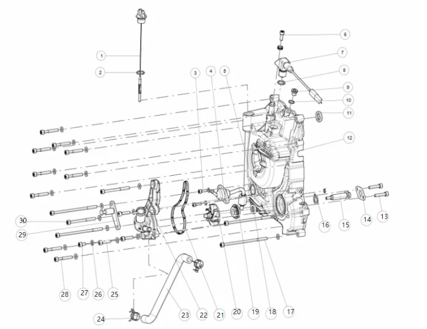 Wasserpumpenabdeckung Wasserpumpenabdeckung