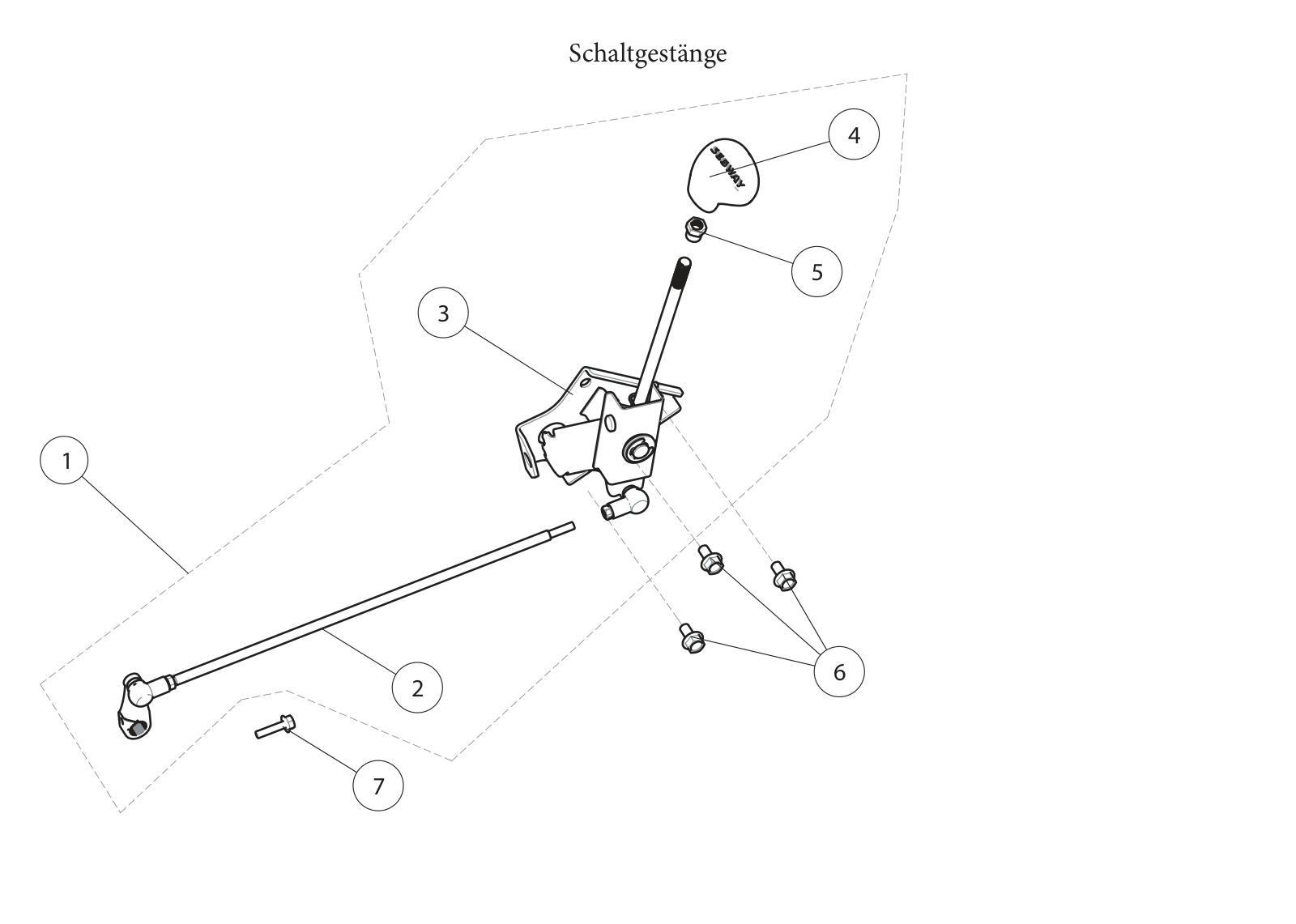 Schaltgestänge Schaltgestänge
