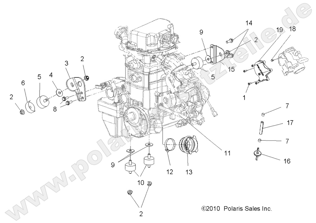 ENGINE, MOUNTING ENGINE, MOUNTING