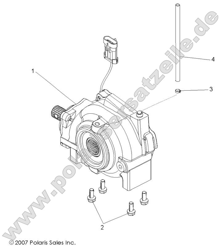 drive train front gearcase drive train front gearcase