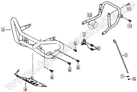 Stoßstange vorne-Haltebügel hinten