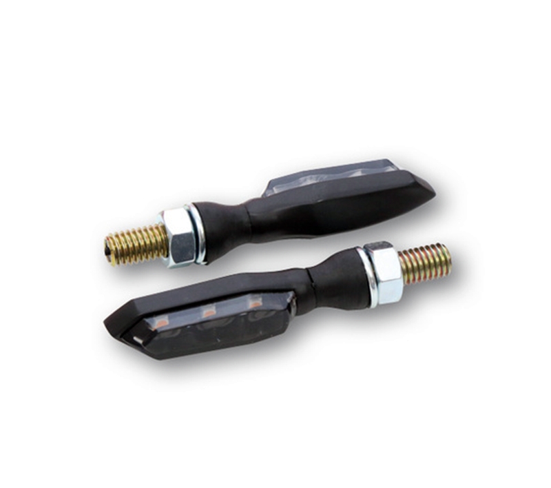 Highsider Pro LED Blinker Set Sonic-X1 schwarz - rauchgrau - ABE - 204-270