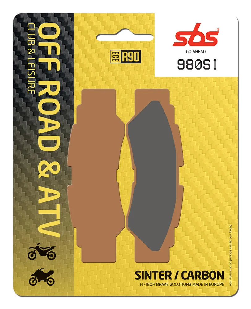 SBS_980_SI SBS Bremsbeläge Offroad & ATV Sintermetall - 980SI