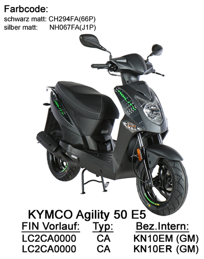 Agility 50 E5 KN10EM / KN10ER