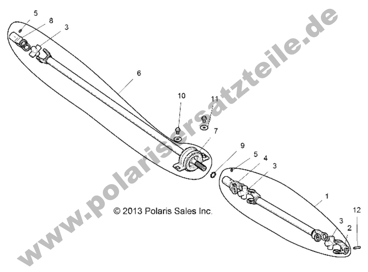 DRIVE TRAIN, PROP SHAFT DRIVE TRAIN, PROP SHAFT