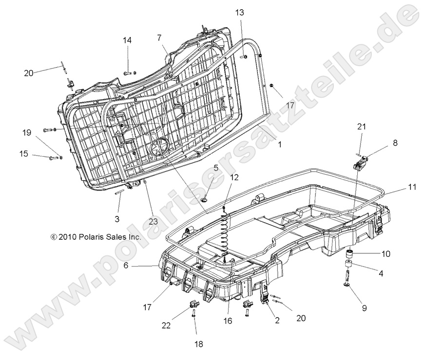 BODY, FRONT CARGO BOX BODY, FRONT CARGO BOX