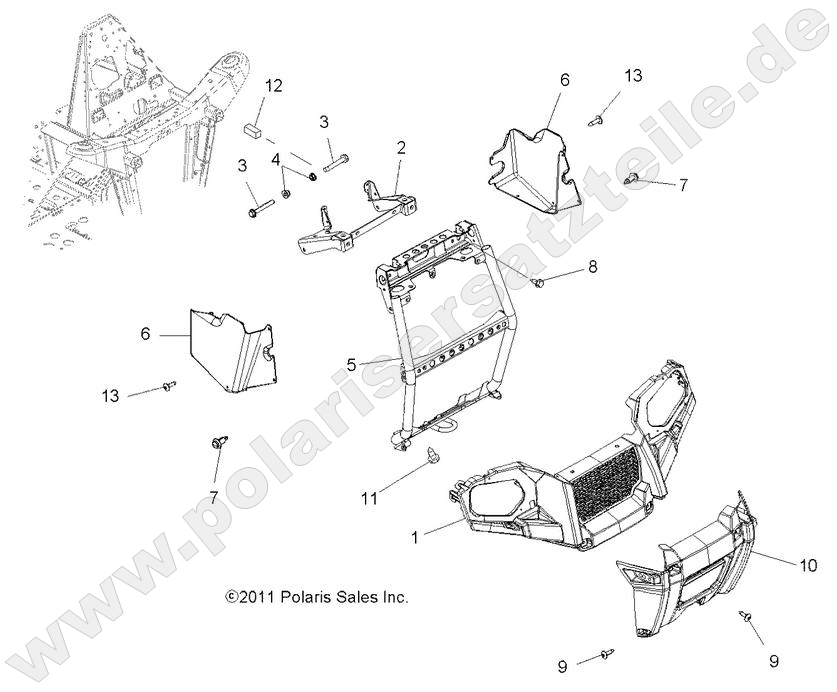 BODY, FRONT BUMPER and MOUNTING BODY, FRONT BUMPER and MOUNTING