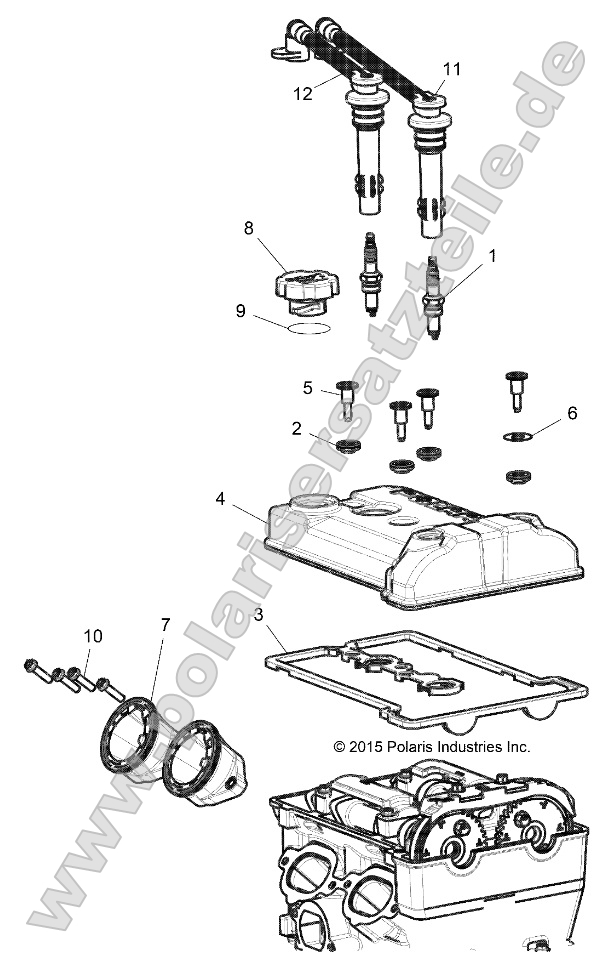 Engine, Throttle Body and Valve Cover Engine, Throttle Body and Valve Cover