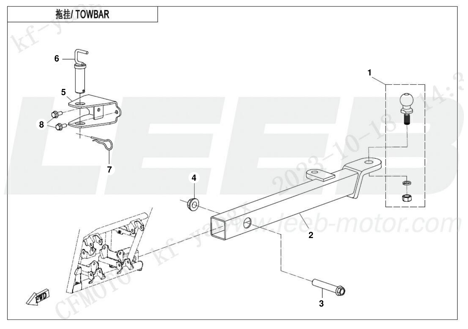 F40 TOWBAR