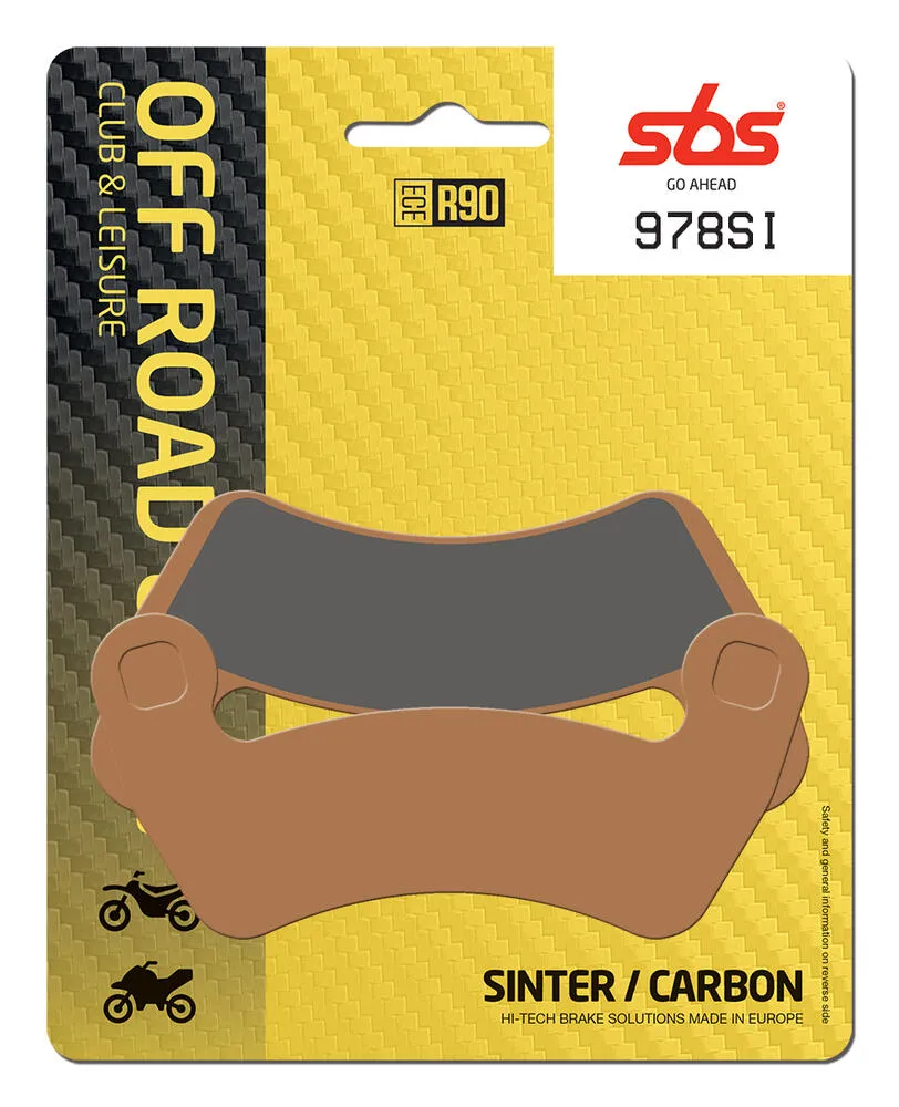 SBS_978_SI SBS Bremsbeläge Offroad & ATV Sintermetall - 978SI