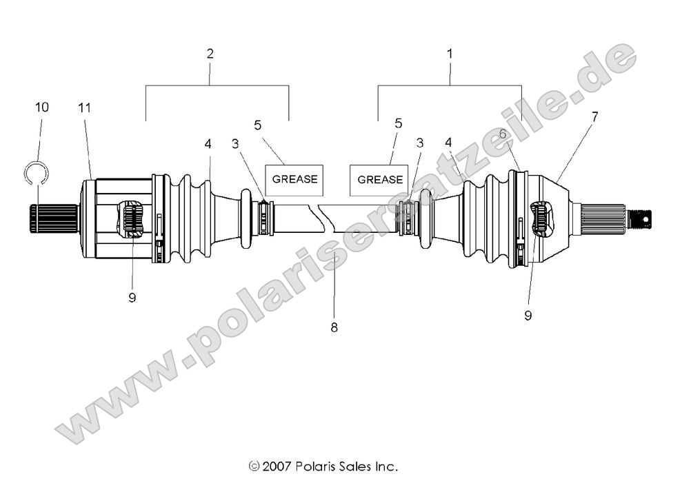 drive train front half shaft drive train front half shaft