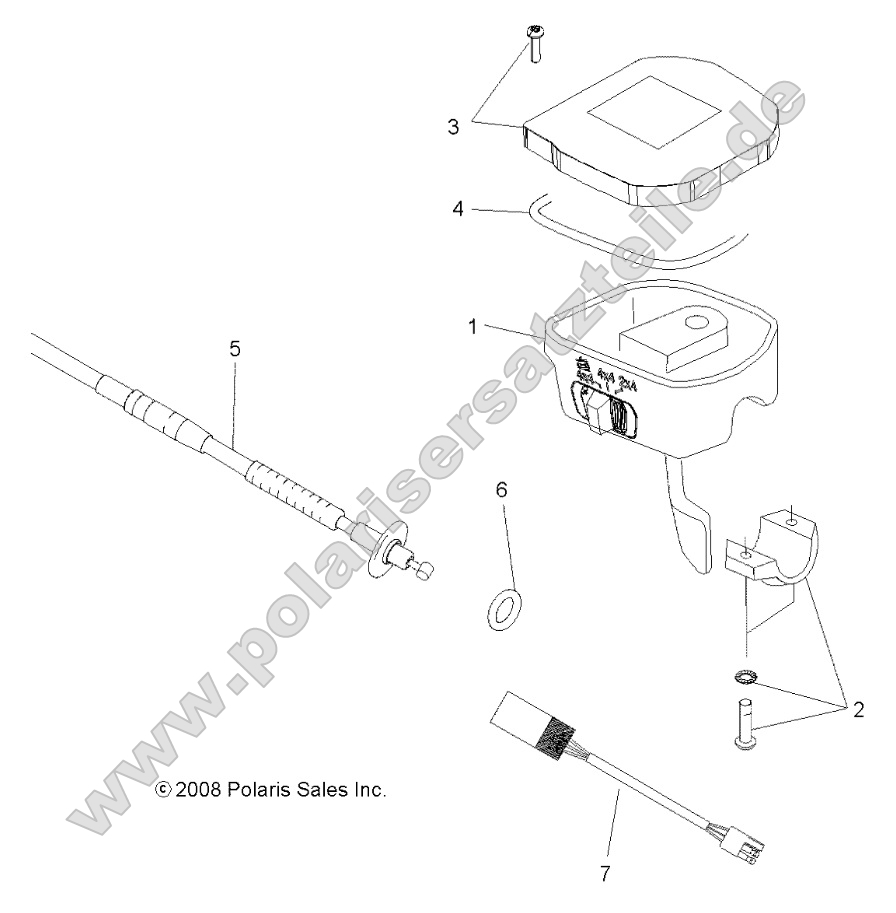 Steering, Controls, Throttle Asm. and Cable Steering, Controls, Throttle Asm. and Cable