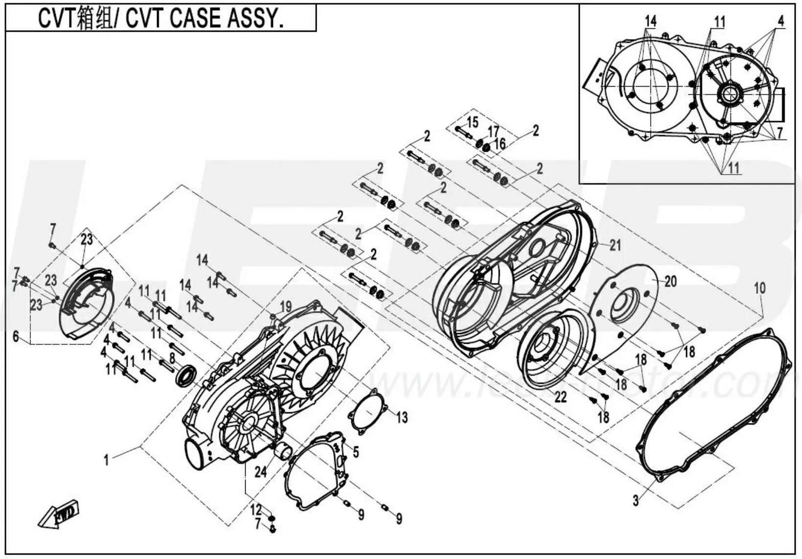 CVT Variomatikdeckel