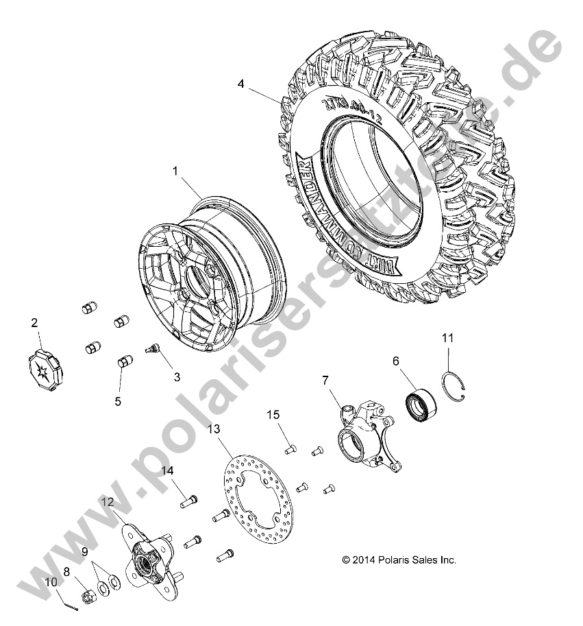 WHEELS, FRONT WHEELS, FRONT
