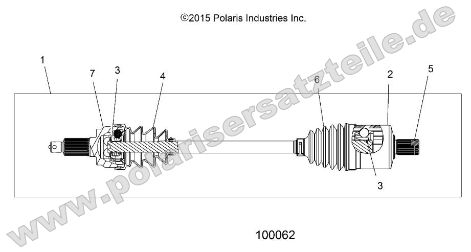 Drive Train, Drive Shaft, Front