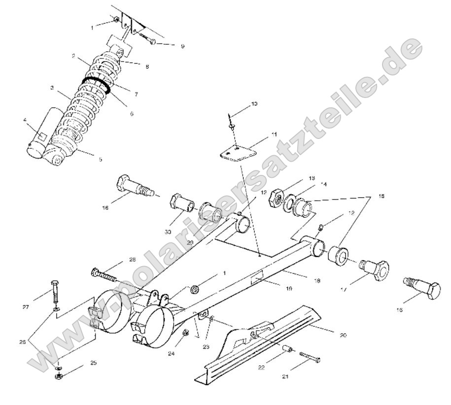 Swing Arm/Shock Mounting