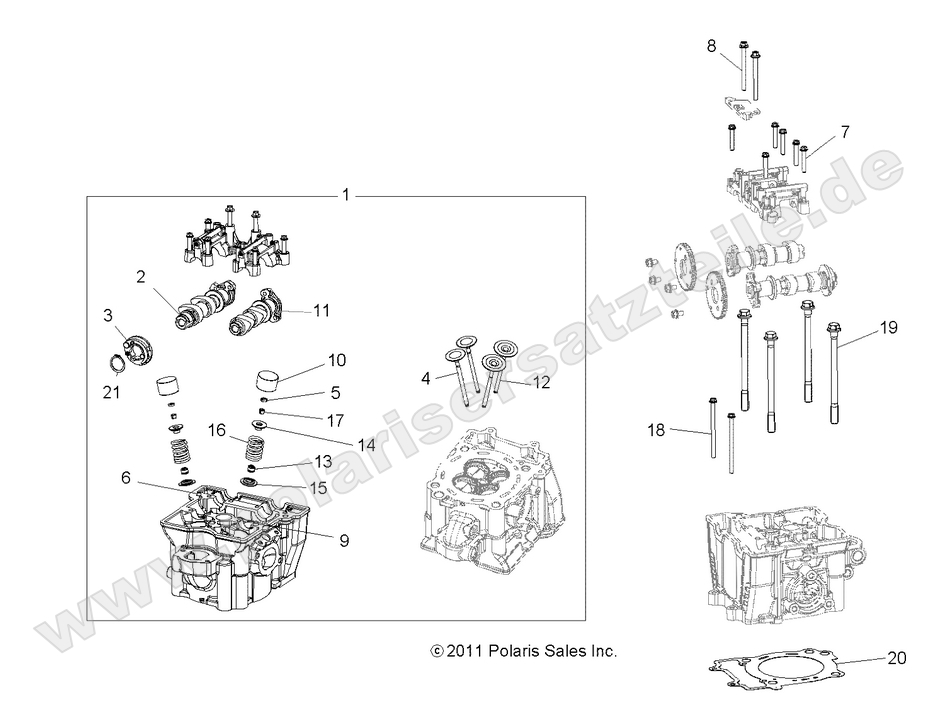 ENGINE, CYLINDER HEAD, CAMS and VALVES ENGINE, CYLINDER HEAD, CAMS and VALVES
