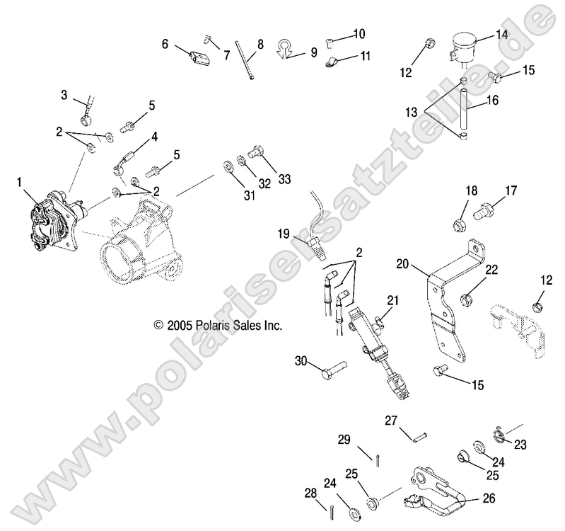 MASTER CYLINDER, REAR and FOOT PEDAL MASTER CYLINDER, REAR and FOOT PEDAL