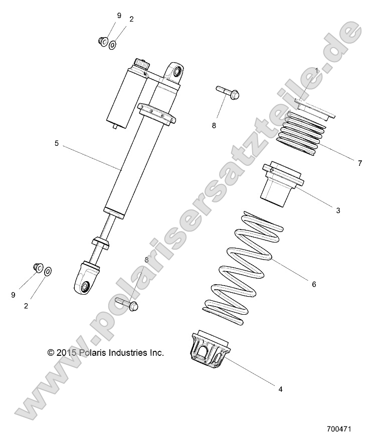 Suspension, Front Shock Mounting Suspension, Front Shock Mounting
