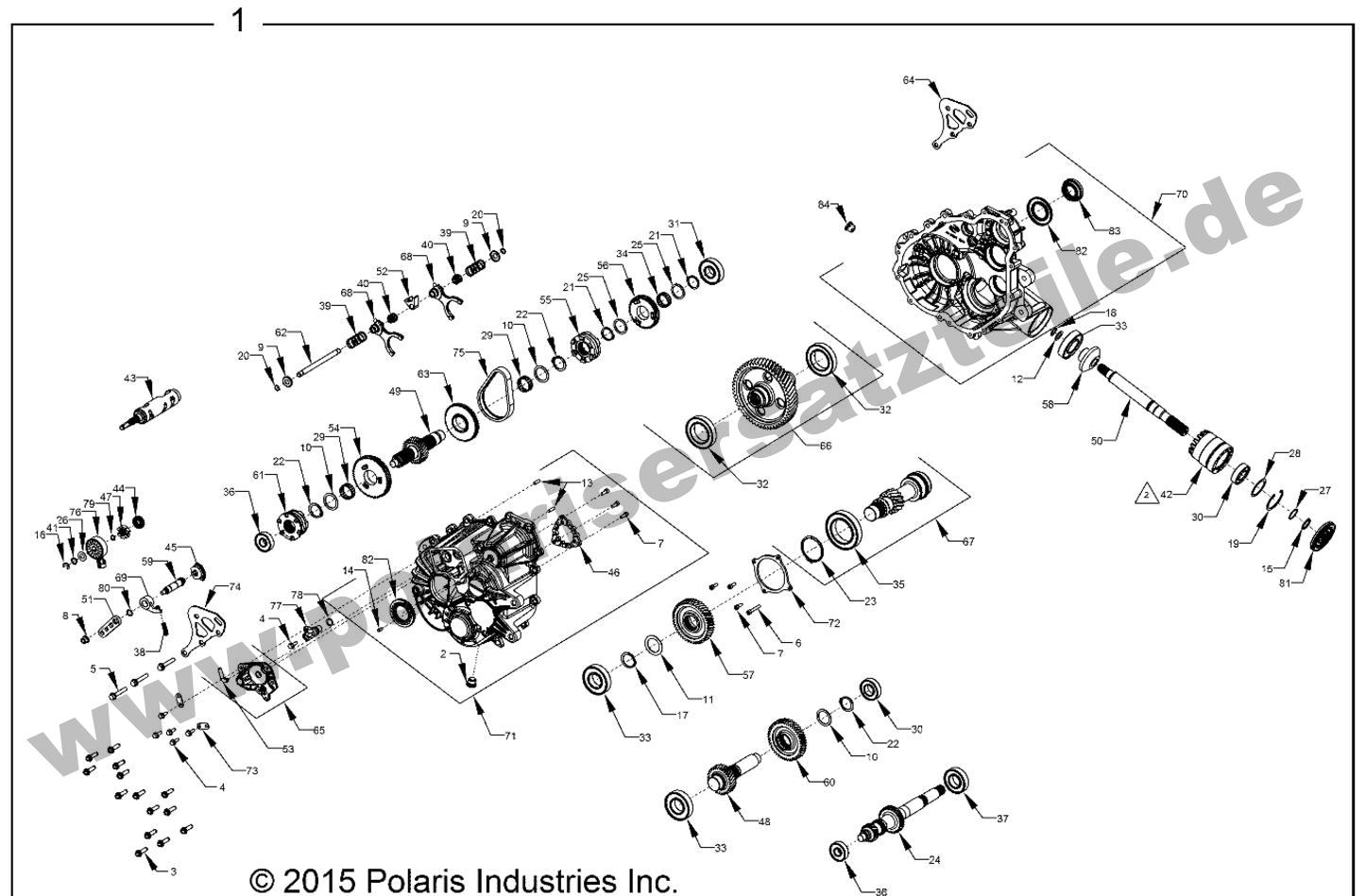 DRIVE TRAIN, MAIN GEARCASE INTERNALS DRIVE TRAIN, MAIN GEARCASE INTERNALS