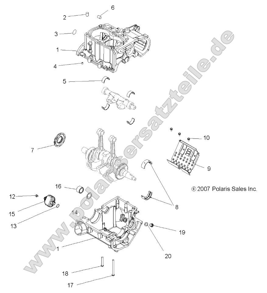 Engine, Crankcase