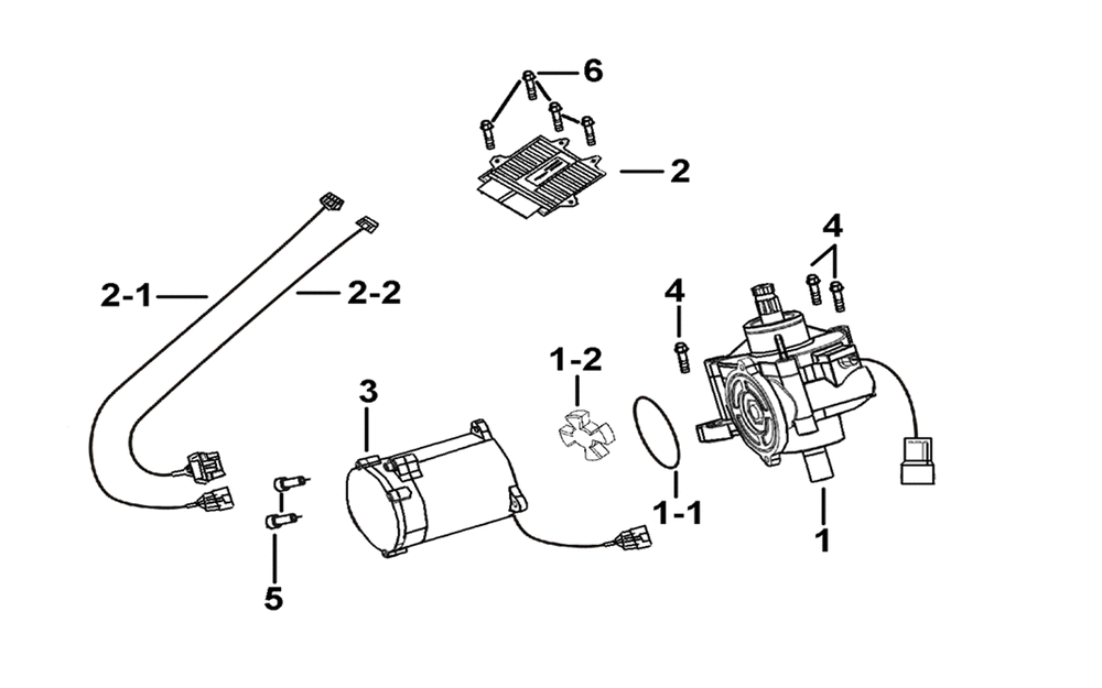 Lenkgetriebe EPS (Bürstenmotor)