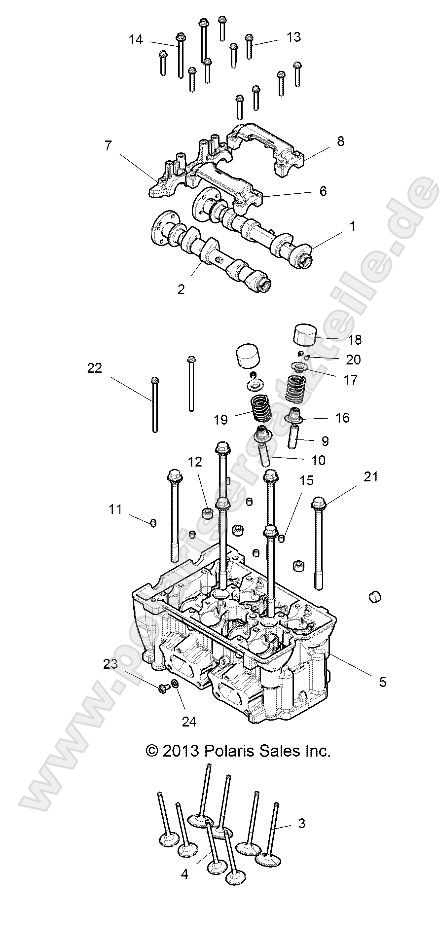 ENGINE, CYLINDER HEAD AND VALVES ENGINE, CYLINDER HEAD AND VALVES