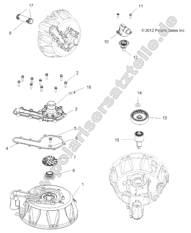 Engine, Cooling System and Water Pump Engine, Cooling System and Water Pump
