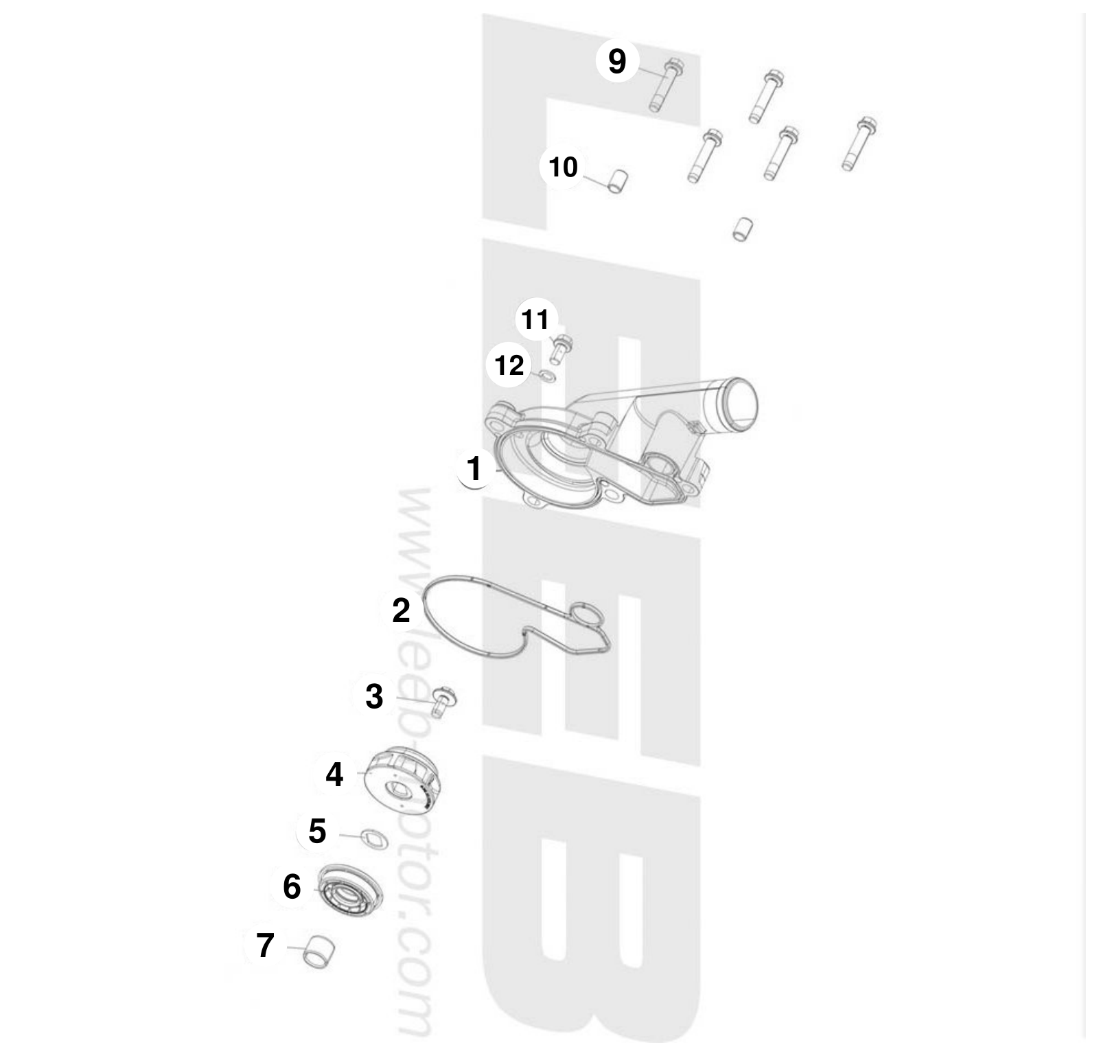 E06-1 WATER PUMP E06-1 WATER PUMP
