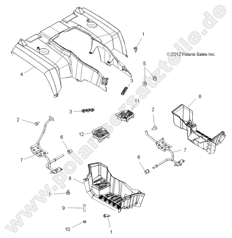 BODY, REAR CAB and FOOTWELLS