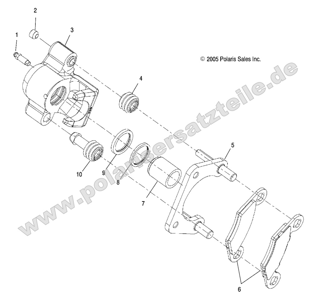 BRAKES, REAR CALIPER BRAKES, REAR CALIPER