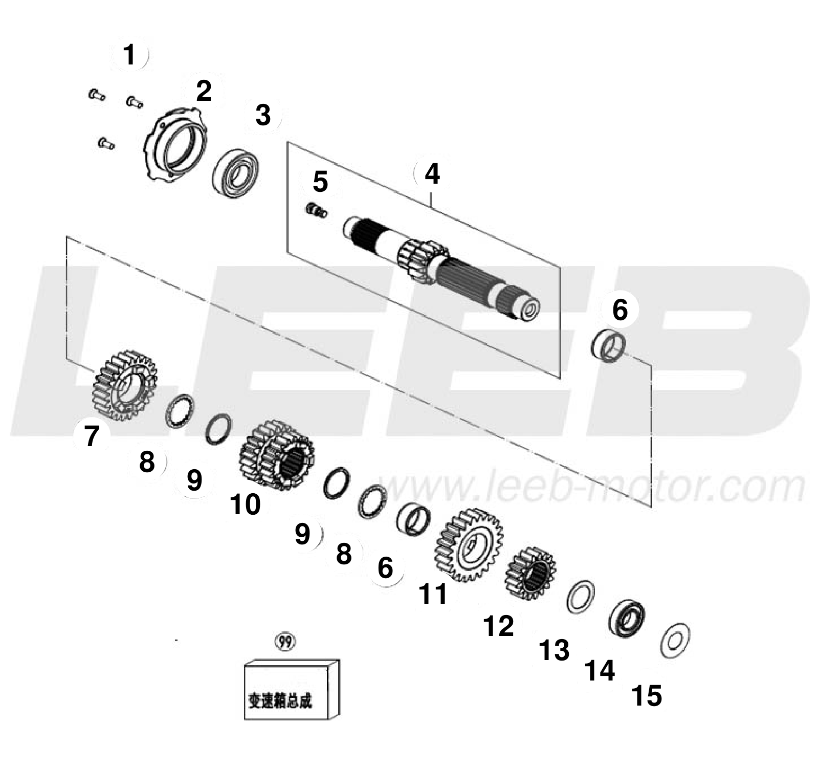 E06-1-V2 MAIN SHAFT E06-1-V2 MAIN SHAFT