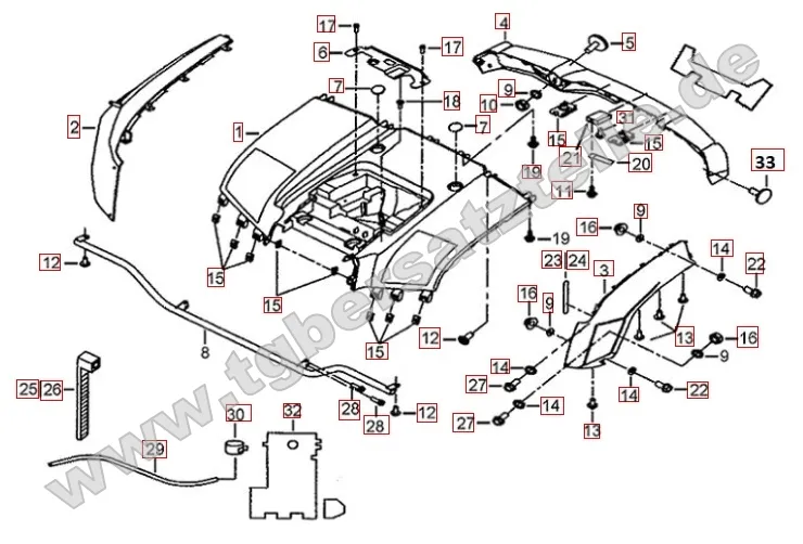 Heckverkleidung Heckverkleidung